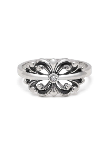 Nialaya Men's Ring Men's Sterling Silver Bloom Ring Men's Sterling Silver Bloom Ring